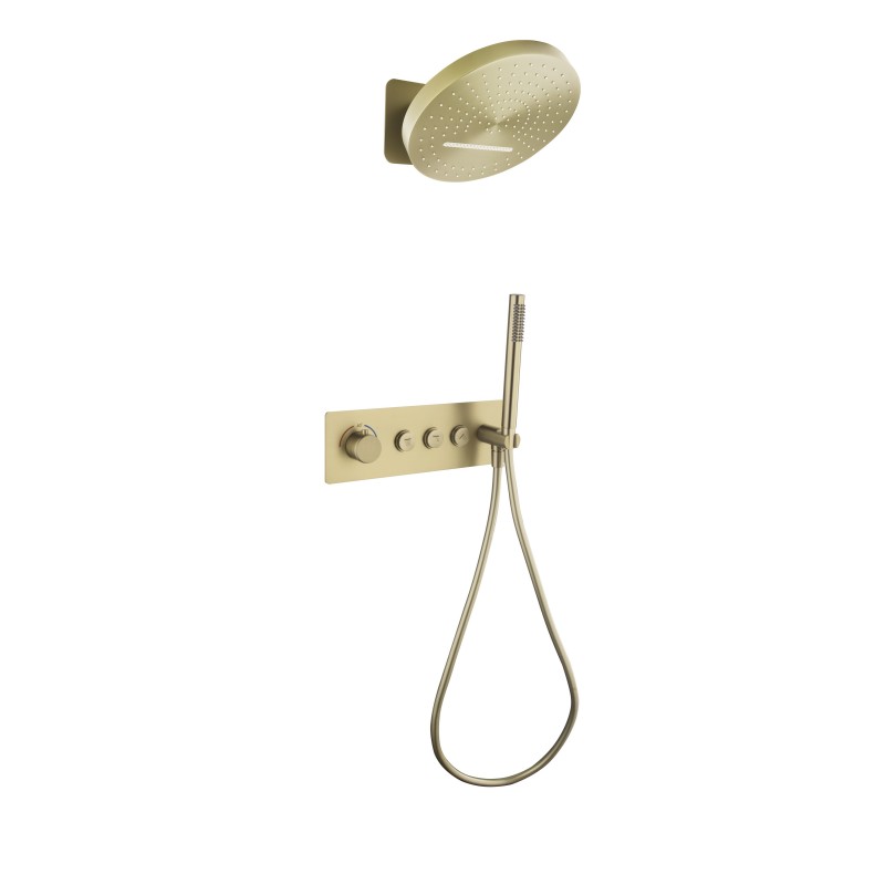 镜雨横装三按键拉丝金圆 镜雨横装三按键拉丝金圆