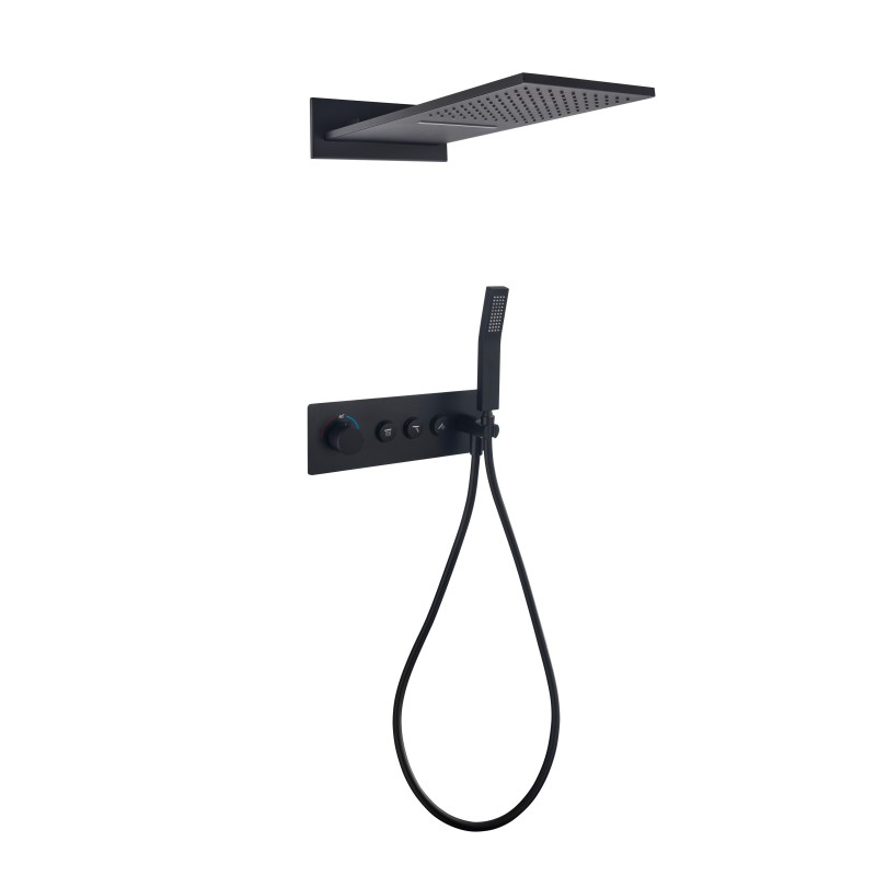 飞雨横装三按键黑色方 飞雨横装三按键黑色方