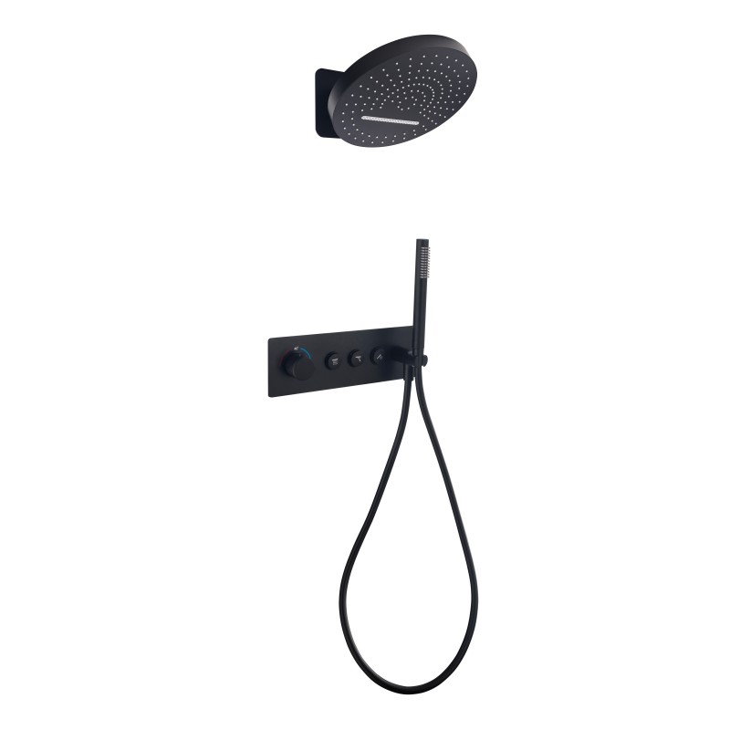 镜雨横装三按键黑色圆 镜雨横装三按键黑色圆