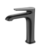 Elegant Popular Customized Service Brass Blackened Finish Matte Black Bathroom Basin Faucet Mixer Tap