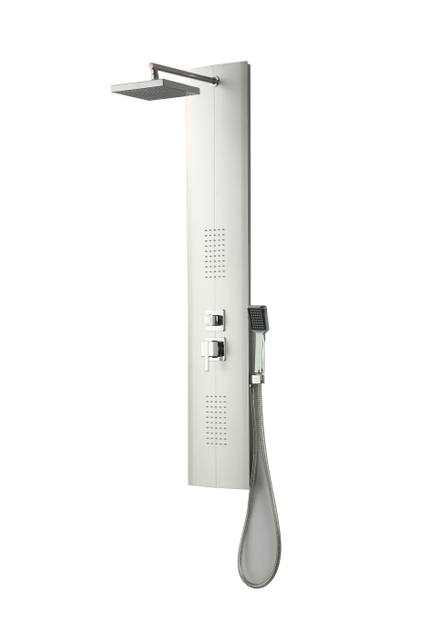 Luxury Stainless Steel Smart Waterfall Modern Rain LED Rain Bathroom Shower Panel