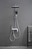 Stylish Fashionable Integrative Trendy 4-Function Digital Shower System with Brass Mixer