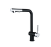 Hot Sale Water Tap Modern Matte Black Chrome Copper Pull out Kitchen Faucet Tap for Farmhouse Sinks