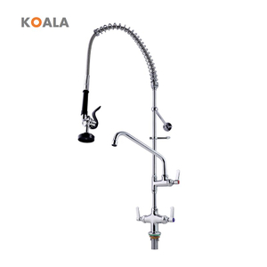 American Style NSF Certified Commercial High Arch Pre-Rinse Kitchen Faucet for Restaurants