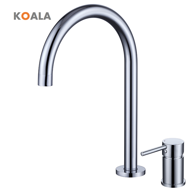 Luxury Elegant Single Handle Widespread Bathroom Basin Faucet