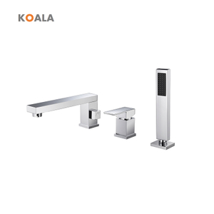 Modern Ultimate Bathroom Experience Square Showerhead Set 