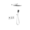Luxury Rain Shower System with Wall-Mounted Thermostatic Faucet Set