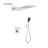 Stylish in-Wall Hot and Cold Mixer Rain Shower Set 