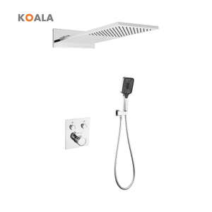 Stylish in-Wall Hot and Cold Mixer Rain Shower Set 