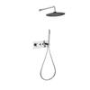  High Quality Wall Mounted 2-Way Control Rain Bathroom Shower Set
