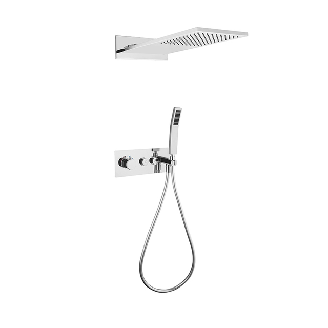 Premium Luxury Bathrooms Personalized Concealed Brass Shower Set 