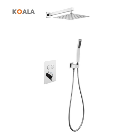 High Quality Elegant Hidden Handheld Sprayer in Chrome Shower Faucet