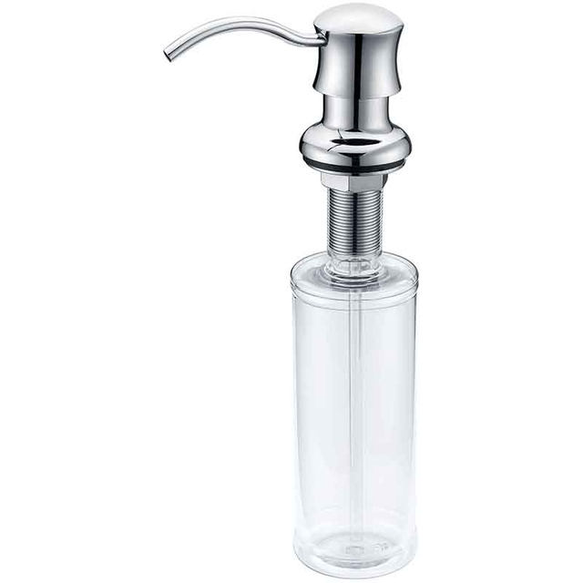 Stylish Bathroom and Kitchen Stainless Steel Liquid Soap Dispenser 