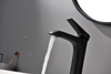 Elegant Popular Customized Service Brass Blackened Finish Matte Black Bathroom Basin Faucet Mixer Tap