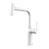 Popular Brushed Kitchen Sink Faucet Zinc Water Mixer Tap Deck Mounted Pull out Kitchen Faucet