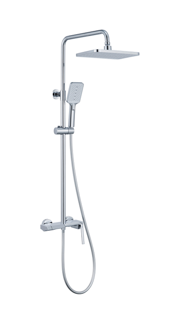 New Trend 4 Function Digital Show Gun Gray Bidet Button Control Mixer Complete Rain Brass Strong Water Shower Set