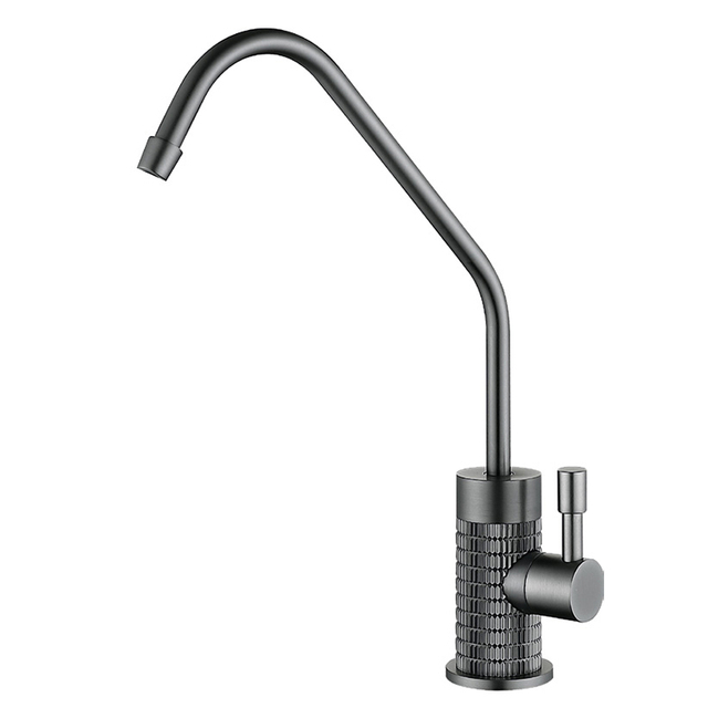 Stylish Stainless Steel Single Handle Water Filter Kitchen Tap Faucet with Pure Water Filtration Technology