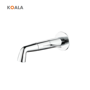 Modern Single Handle Wall-Mounted Concealed Basin Faucet 304 Stainless Steel Bathroom Tap with Ceramic Valve for Bedrooms