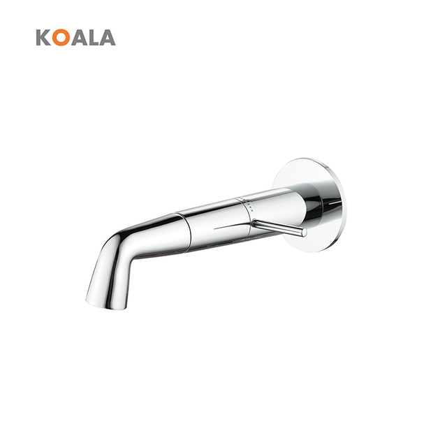 Modern Single Handle Wall-Mounted Concealed Basin Faucet 304 Stainless Steel Bathroom Tap with Ceramic Valve for Bedrooms