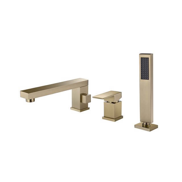 Modern Ultimate Bathroom Experience Square Showerhead Set 