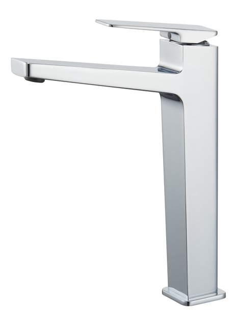 Wholesale Durable Square Brass Single Hole Bathroom Basin Faucet with a 5-Year Warranty