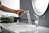 Factory Supplier Contemporary Black Brushed Gold Chrome Pull-out Bathroom Basin Faucet