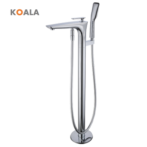 Luxurious Bathroom Modern Floor Stand Tub Shower Faucet