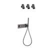 Wall Mounted Rain Concealed 3 Function Hot Cold Luxury Shower System