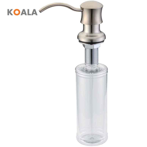 Stylish Bathroom and Kitchen Stainless Steel Liquid Soap Dispenser 