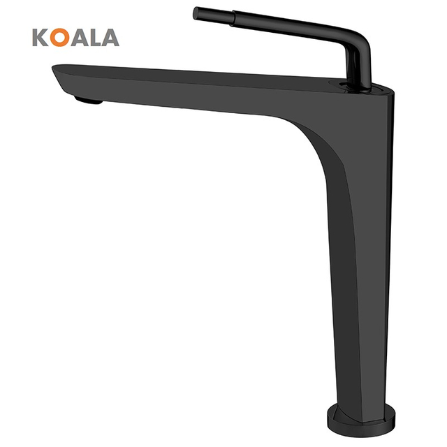 Modern Luxury Single Hole Single Handle Brass Bathroom Basin Faucet for Elegant Sinks