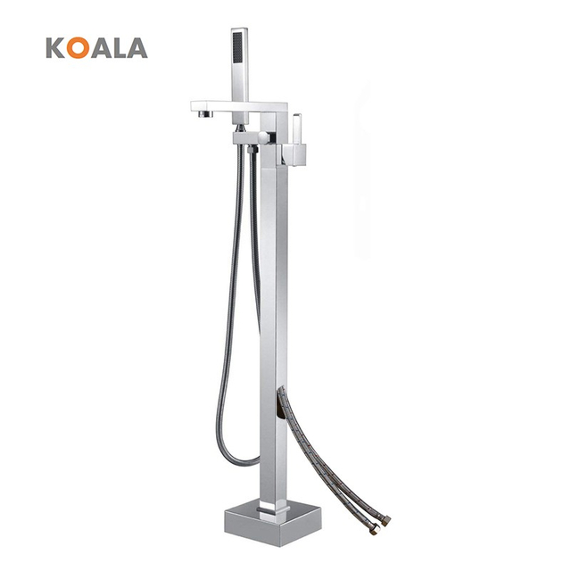 Luxury Bathrooms Elegant Free Standing Bathtub Modern Shower Faucet 