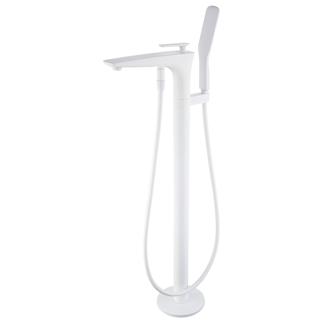 Luxurious Bathroom Modern Floor Stand Tub Shower Faucet