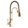 Pull Down Spray Kitchen Purified Water Sink Mixer Faucets Brass Deck Mounted Faucet Rotate 360 Degrees Solid Contemporary