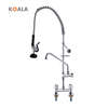 Durable Chrome Plated Pre Rinse Commercial Tap Faucet for Kitchen Sinks
