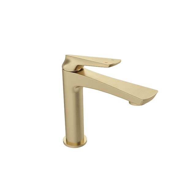 Basin Faucet Deck Mounted Single Handle Bathroom Luxury Zinc Alloy Bathroom Tap Hot Cold Water Mixer Tap Faucet