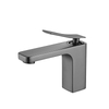 Stainless Steel Basin Hot and Cold Faucet Wash Basin Countertop Basin Toilet Bathroom Black Single Cooling Faucet