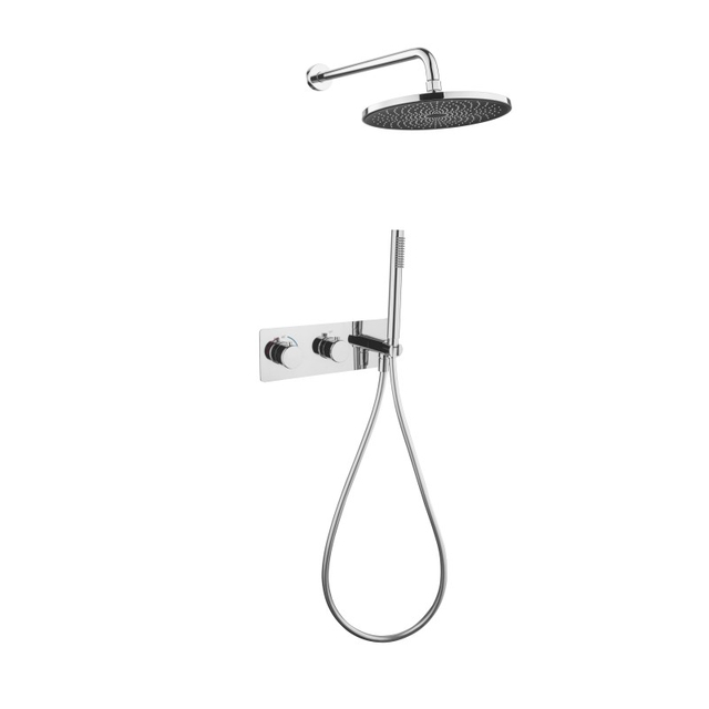 Modern Bathroom Rotating Head Elegant Brass Shower Faucet 