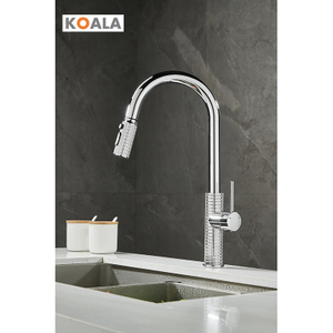 Chrome Pull Down Kitchen Mixer Pull Down Stainless Steel Kitchen Faucet Single Lever Sprayer Spring Kitchen Sink Faucet