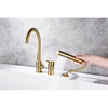 Antique Brass 3 Hole Bathtub Faucet with Shower