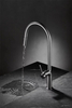 Modern Design Chrome 360 Degree Rotation Brass Pull Down Kitchen Faucet Electroplated Hot Cold Mixer Sink Tap