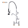 Commercial Kitchen Faucet Factory Quality Warranty Hot & Cold Water Pull Down Spray