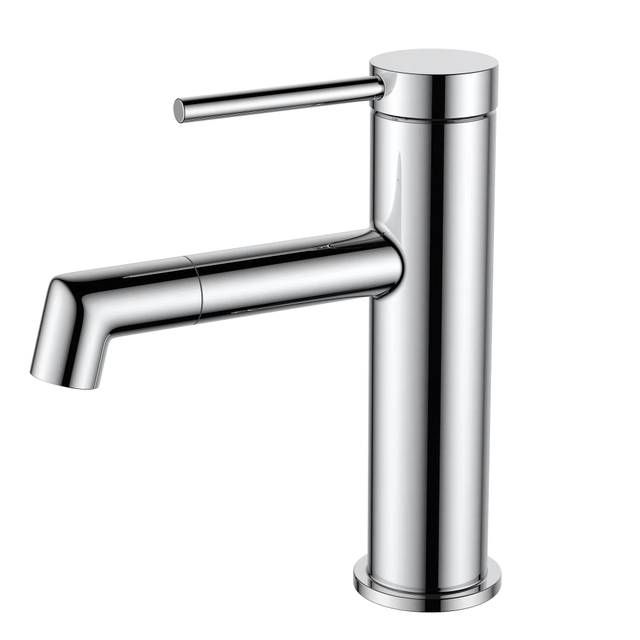 New Design Zinc-Clad Plastic Single Hole Hot and Cold Mixer Water Tap Basin Bathroom Wash Basin Faucet