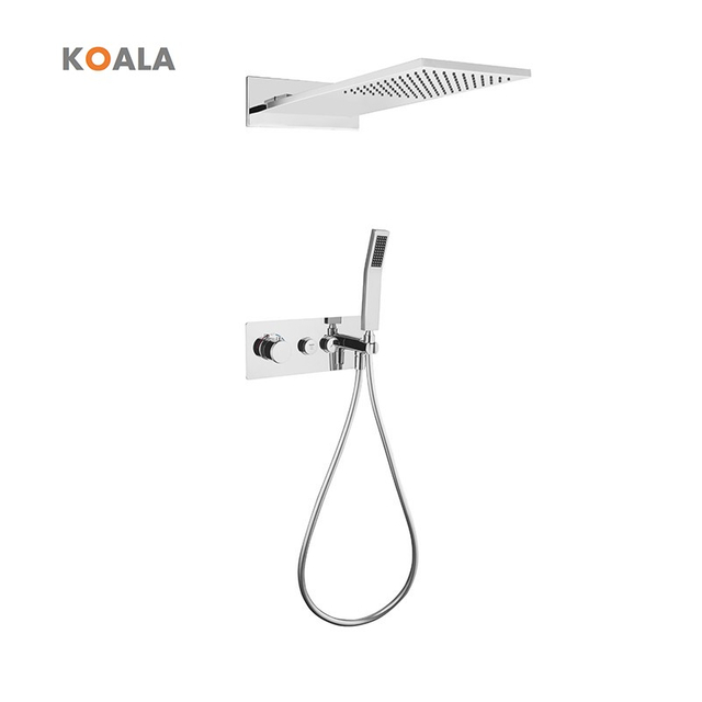 Premium Luxury Bathrooms Personalized Concealed Brass Shower Set 