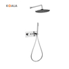  High Quality Wall Mounted 2-Way Control Rain Bathroom Shower Set