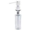 Bathroom Kitchen Sink Stainless Steel Plastic Liquid Soap Dispenser 