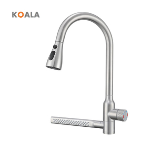 Stainless Steel 304 Water Tap Modern Taps Brass Pull Down Sprayer Kitchen Mixer Sink Faucet