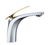 Modern Design Low Price Gun Grey Fashionable Brass Single Hole Basin Faucets for Bathroom