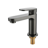 Modern Design Hot Selling Black Stainless Steel Bathroom Basin Faucet for Hot and Cold Water