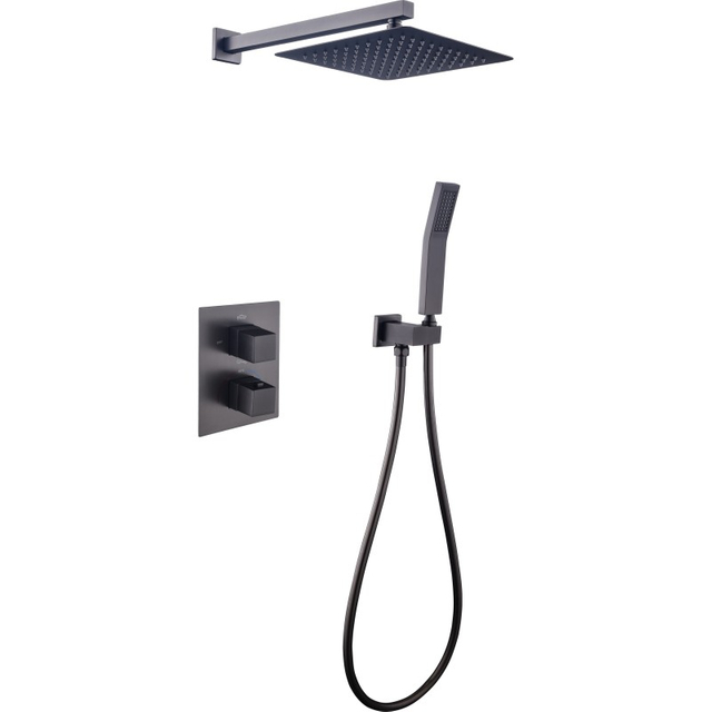 High Quality Rainfall Feature Wall Mounted Shower Set 