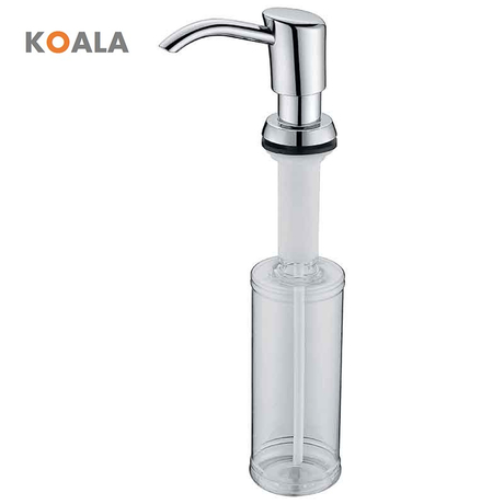 Stylish Modern Bathroom Decor Chic Glass Soap Dispenser